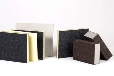 Abrasive sponges for sanding and grinding